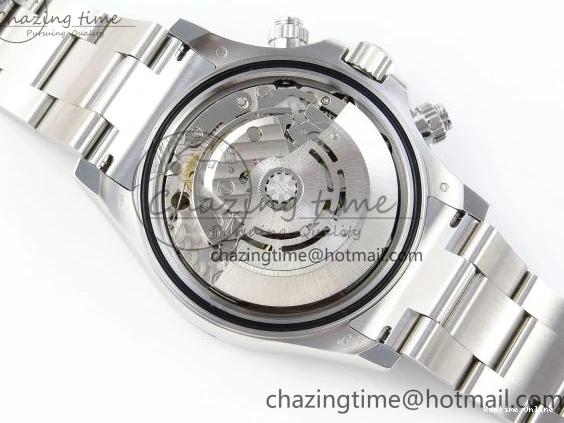 0213 DAYTONA 116509 SS OMF BEST EDITION GRAY BLACK DIAL ON SS BRACELET A7750 (SLIM MOVEMENT) Trendy 1805